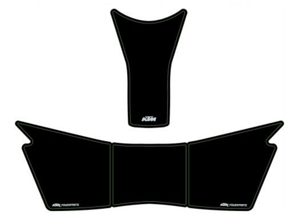 Kit de adhesivos de protección del depósito de gasolina