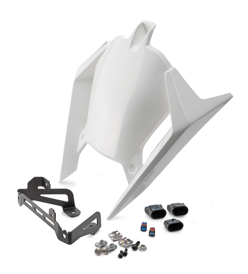 Kit de placa portanúmeros frontal