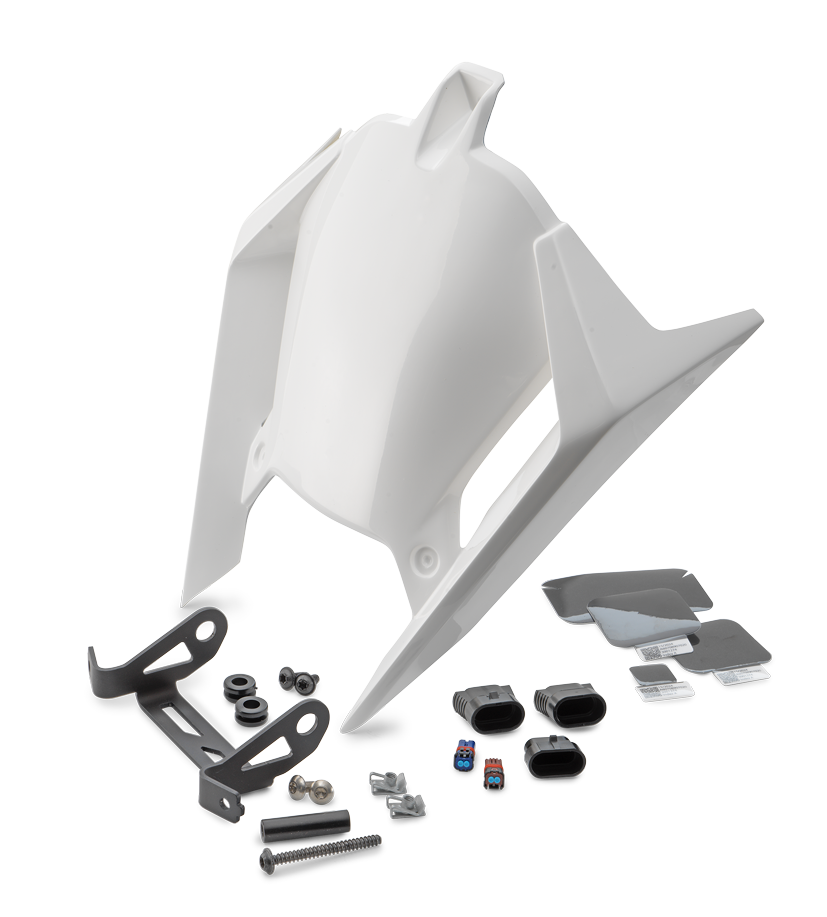 Kit de placa portanúmeros frontal