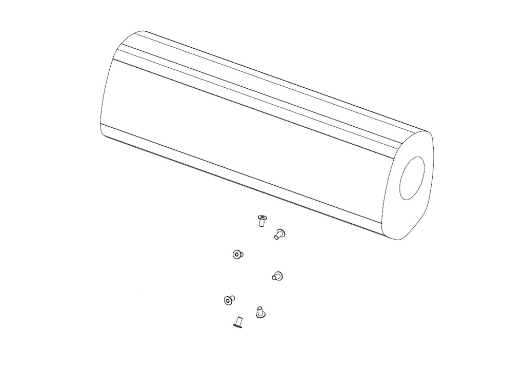 Kit de material aislante para silenciador