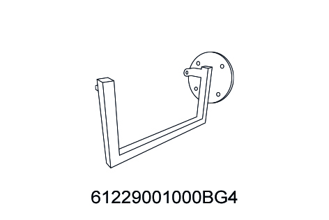 [61229001000BG4] MOTORBÜGEL FÜR MONTAGEBOCK
