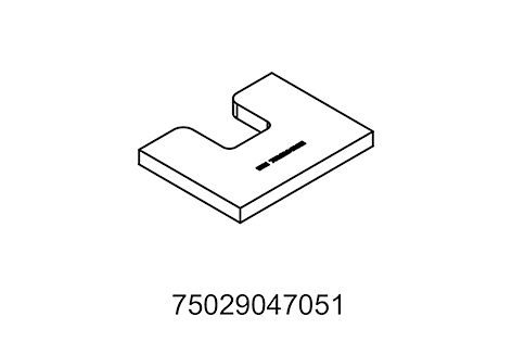 [75029047051] Parte inferior de la placa separadora